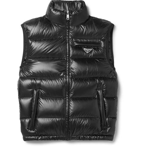 prada mens gillet|Prada down jacket men.